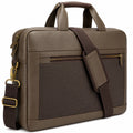 Sacoche professionnelle pour ordinateur portable 15 pouces marron