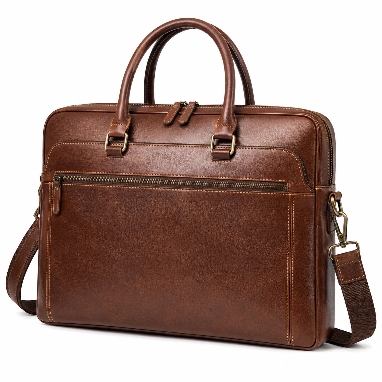 Sacoche marron pour ordinateur portable 15 pouces